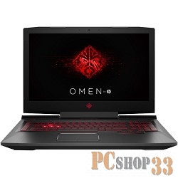 Ноутбук HP Omen 17-an018ur Core i7 7700HQ/8Gb/1Tb/DVD-RW/nVidia GeForce GTX 1050 2Gb/17.3/IPS/FHD (1920x1080)/Windows 10 64/black