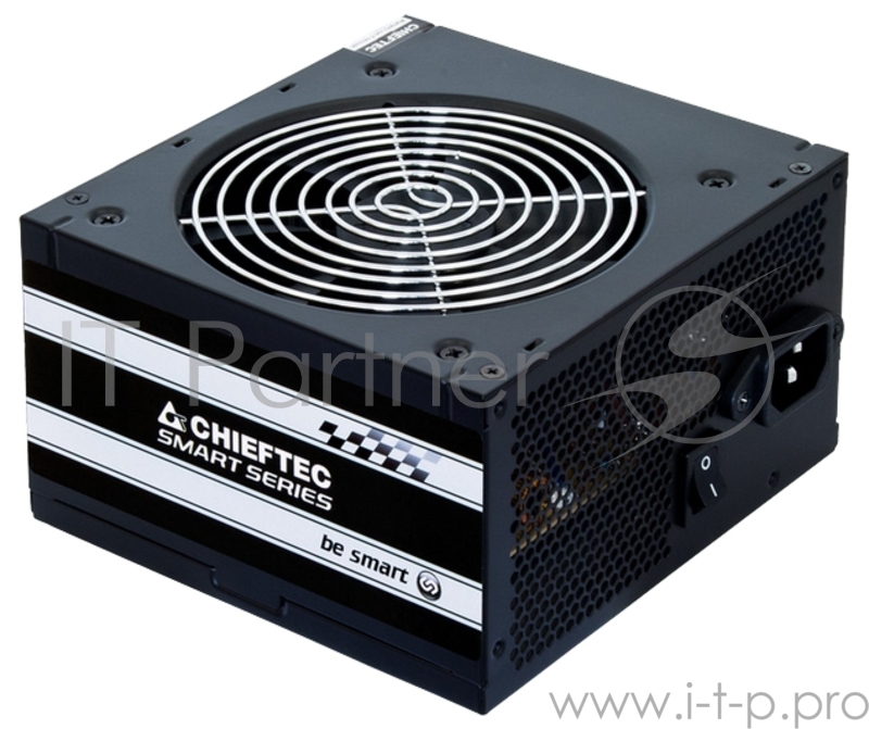 Блок питания 550Вт Chieftec GPS-550A8 ATX12V V2.3 (20/24+4/8+6/8pin, вентилятор d120мм) + кабель питания EURO (1.5м)