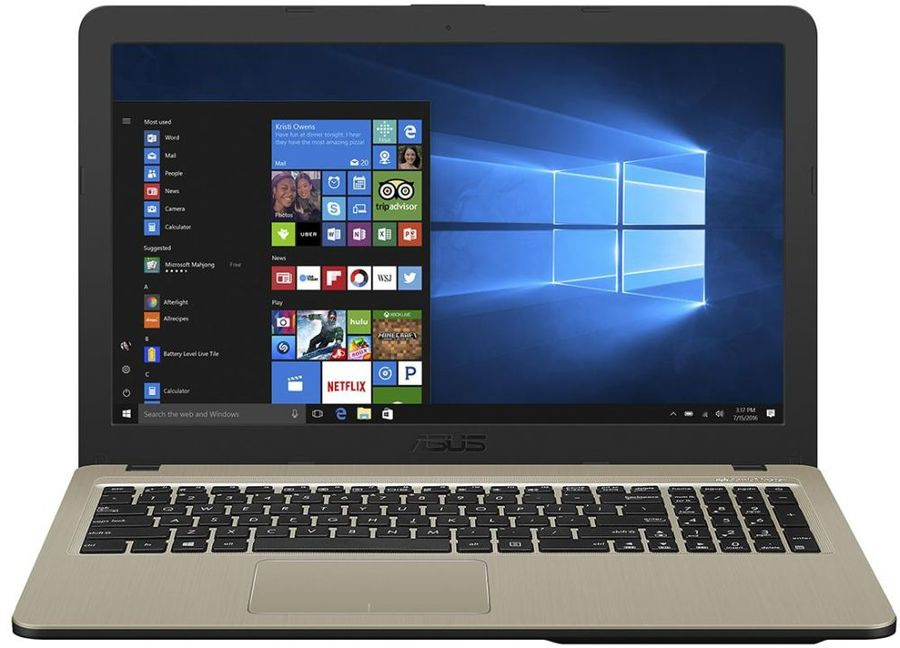 Ноутбук Asus VivoBook A540BA-GQ185 A6 9225/4Gb/500Gb/AMD Radeon R4/15.6/HD (1366x768)/Endless/black
