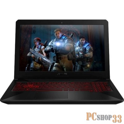 Ноутбук Asus FX504GD-E41072T i5-8300H (2.3)/8G/1T+128G SSD/15.6FHD AG IPS/NV GTX1050 2G/noODD/BT/Wi