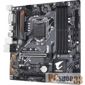 Мат. плата Socket1151 GIGABYTE B360M AORUS GAMING 3 (iB360, 4xDDR4, M.2, SATA III, 2xPCI-E, DVI, HDMI, 1Гбит LAN, USB3.1, mATX)