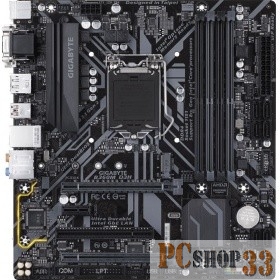 Мат. плата Socket1151 GIGABYTE B360M D3H (iB360, 4xDDR4, M.2, SATA III, 2xPCI-E, D-Sub, DVI, HDMI, DP, 1Гбит LAN, USB3.1, mATX)