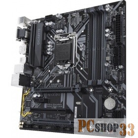 Мат. плата Socket1151 GIGABYTE B360M D3H (iB360, 4xDDR4, M.2, SATA III, 2xPCI-E, D-Sub, DVI, HDMI, DP, 1Гбит LAN, USB3.1, mATX)