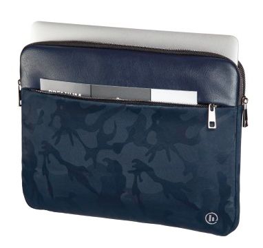 Чехол для ноутбука 15.6 Hama Mission Camo синий/камуфляж полиэстер (00101842)