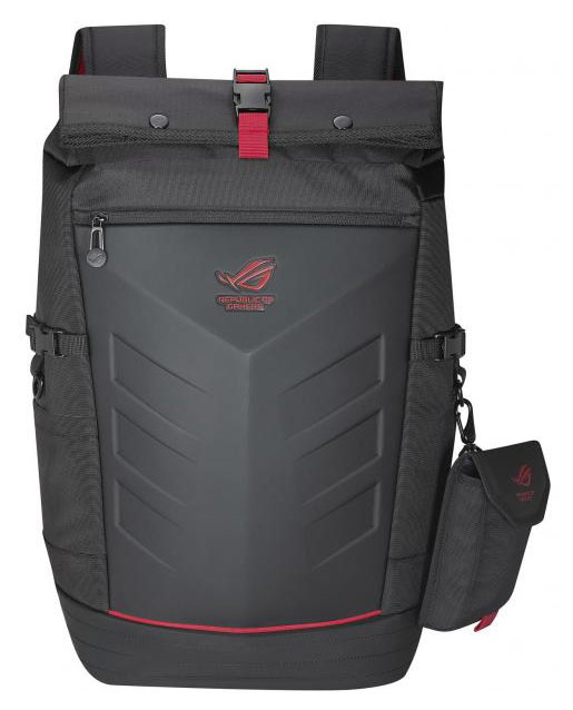 Рюкзак для ноутбука 17 Asus ROG Ranger черный/красный нейлон/резина (90XB0310-BBP010)