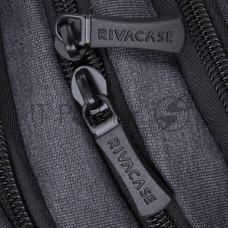 Рюкзак для ноутбука 16 Riva 7765 черный полиэстер
