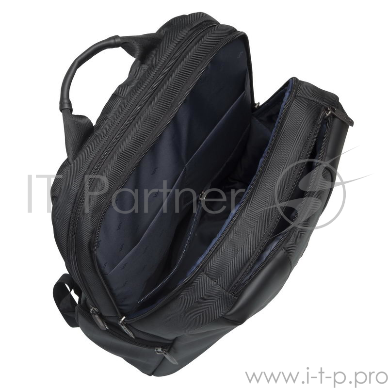 Рюкзак для ноутбука 15.6 Riva 8165 черный полиуретан/полиэстер