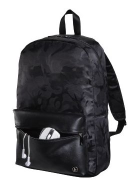 Рюкзак для ноутбука 15.6 Hama Mission Camo черный/камуфляж полиэстер (00101599)