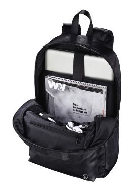 Рюкзак для ноутбука 15.6 Hama Mission Camo черный/камуфляж полиэстер (00101599)