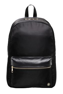 Рюкзак для ноутбука 15.6 Hama Mission черный/золотистый полиэстер (00101589)