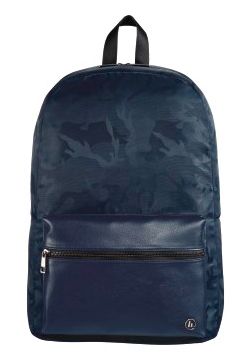 Рюкзак для ноутбука 15.6 Hama Mission Camo синий/камуфляж полиэстер (00101844)