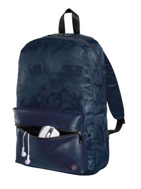 Рюкзак для ноутбука 15.6 Hama Mission Camo синий/камуфляж полиэстер (00101844)