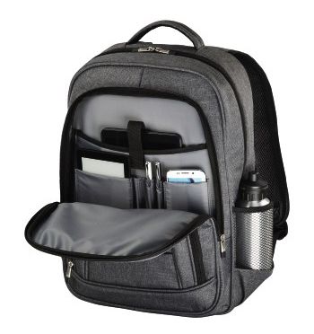 Рюкзак для ноутбука 15.6 Hama Business серый полиэстер (00101578)