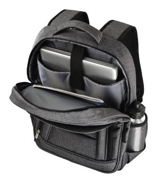 Рюкзак для ноутбука 15.6 Hama Business серый полиэстер (00101578)