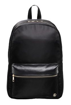 Рюкзак для ноутбука 14 Hama Mission черный/золотистый полиэстер (00101588)