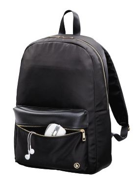 Рюкзак для ноутбука 14 Hama Mission черный/золотистый полиэстер (00101588)