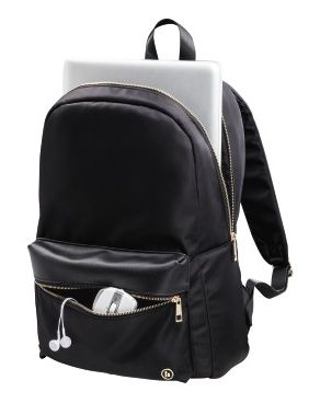 Рюкзак для ноутбука 14 Hama Mission черный/золотистый полиэстер (00101588)