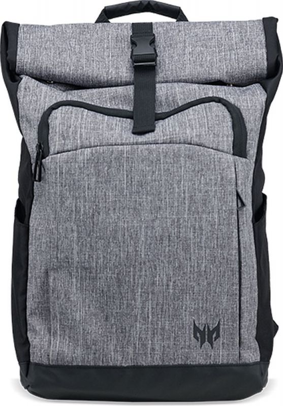 Рюкзак для ноутбука 15.6 Acer Predator Rolltop Jr. серый/черный полиэстер (NP.BAG1A.292)