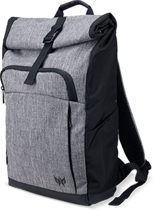 Рюкзак для ноутбука 15.6 Acer Predator Rolltop Jr. серый/черный полиэстер (NP.BAG1A.292)