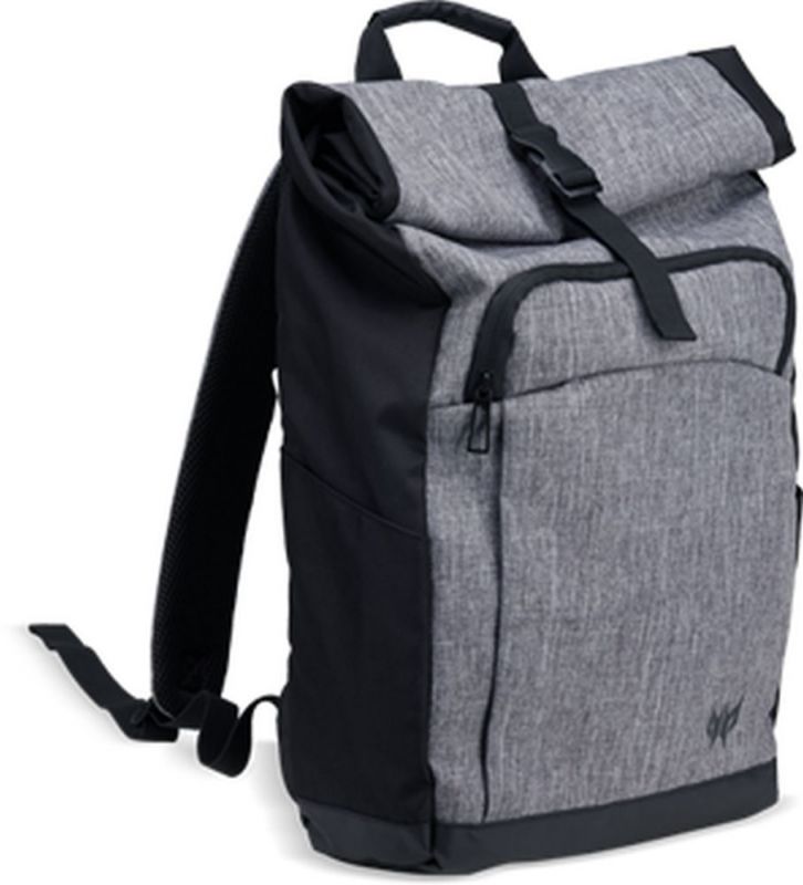 Рюкзак для ноутбука 15.6 Acer Predator Rolltop Jr. серый/черный полиэстер (NP.BAG1A.292)