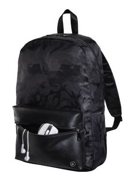 Рюкзак для ноутбука 14 Hama Mission Camo черный/камуфляж полиэстер (00101598)