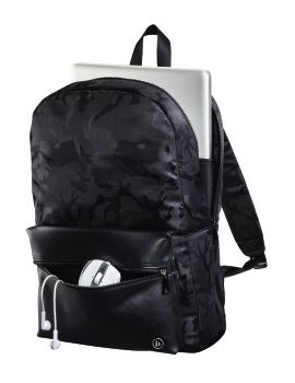 Рюкзак для ноутбука 14 Hama Mission Camo черный/камуфляж полиэстер (00101598)