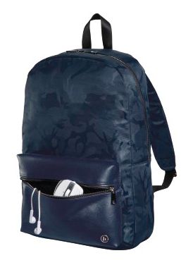 Рюкзак для ноутбука 14 Hama Mission Camo синий/камуфляж полиэстер (00101843)