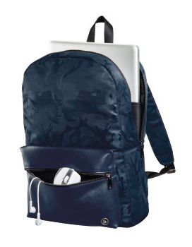 Рюкзак для ноутбука 14 Hama Mission Camo синий/камуфляж полиэстер (00101843)