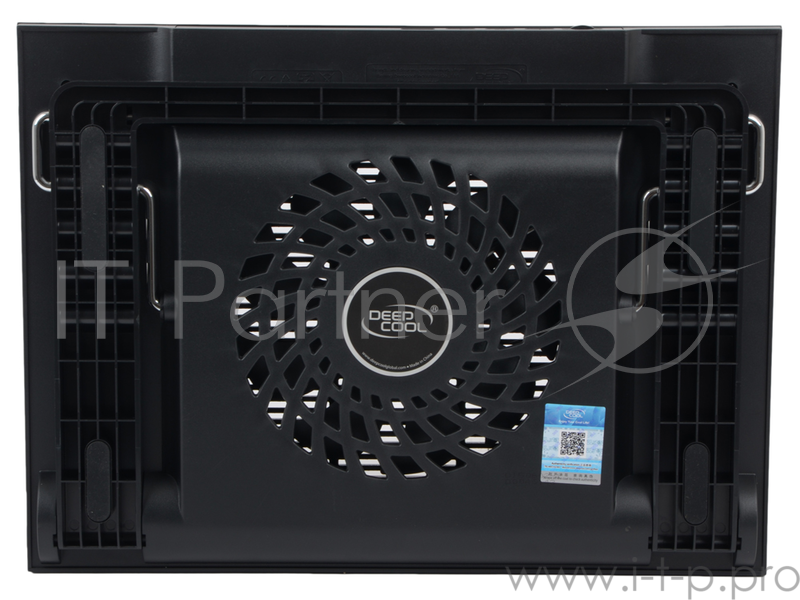 Теплоотводящая подставка под ноутбук DeepCool N9 BLACK (до 17, 180мм вентилятор, Aluminum Panel+Pla