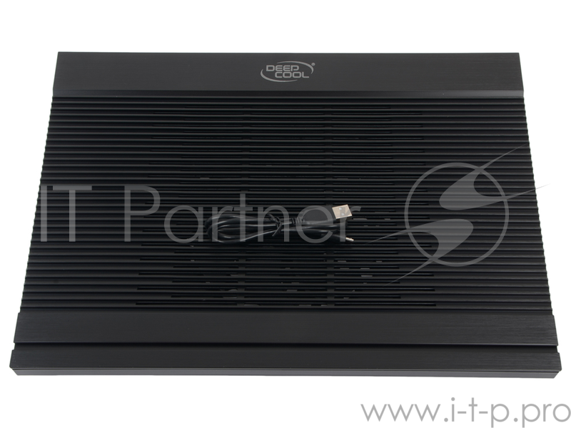 Теплоотводящая подставка под ноутбук DeepCool N9 BLACK (до 17, 180мм вентилятор, Aluminum Panel+Pla