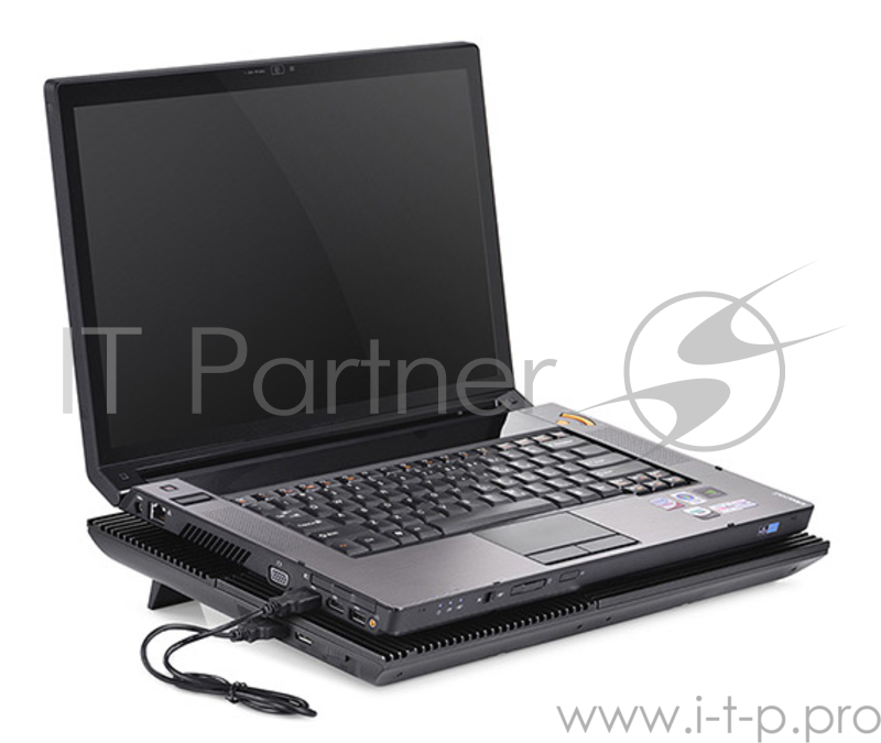 Подставка для ноутбука Deepcool MULTI CORE X8 17 381x268x29mm 23dB 2xUSB 1290g Fan-control Black