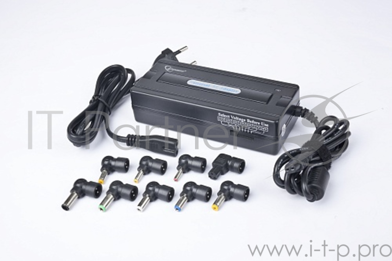 Адаптер питания Gembird NPA-AC1-GS 220В Универсальный для ноутбуков 90Вт с переключателем напряжения