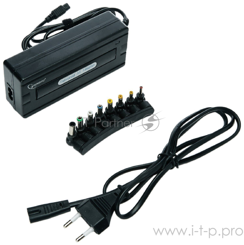 Адаптер питания Gembird NPA-AC1-GS 220В Универсальный для ноутбуков 90Вт с переключателем напряжения