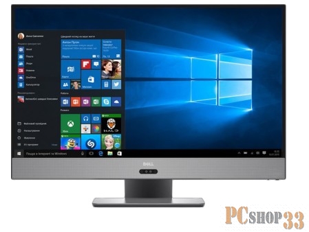 Моноблок Dell Inspiron 7777 27 Full HD i5 8400T (3.3)/8Gb/1Tb 7.2k/SSD128Gb/GTX1050 4Gb/Linux/GbitE