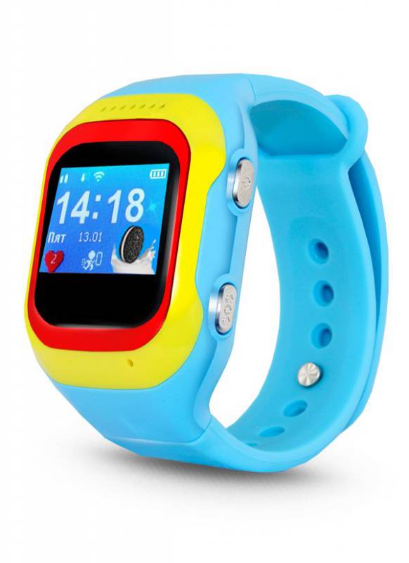 Смарт-часы Ginzzu GZ-501 0.98 OLED красный/желый