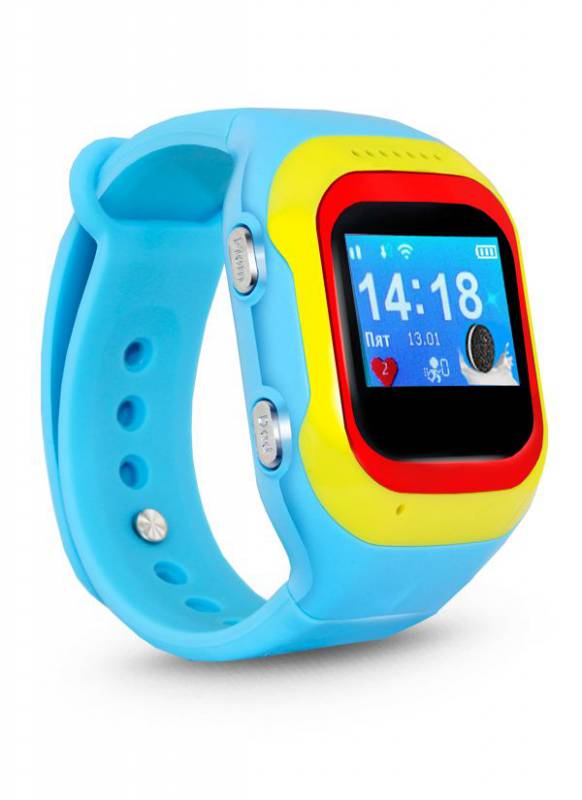 Смарт-часы Ginzzu GZ-501 0.98 OLED красный/желый