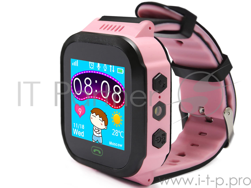 Смарт-часы Ginzzu GZ-502 1.44 IPS розовый (00-00001273)