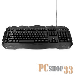 Клавиатура Gembird KB-G200L, подсветка, черный (USB)