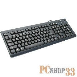 Клавиатура Gembird KB-8330U-BL, 104кн., черный (USB)