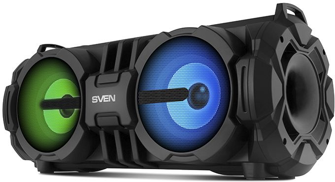 Колонка порт. Sven PS-485 черный 28W 1.0 BT/USB 10м