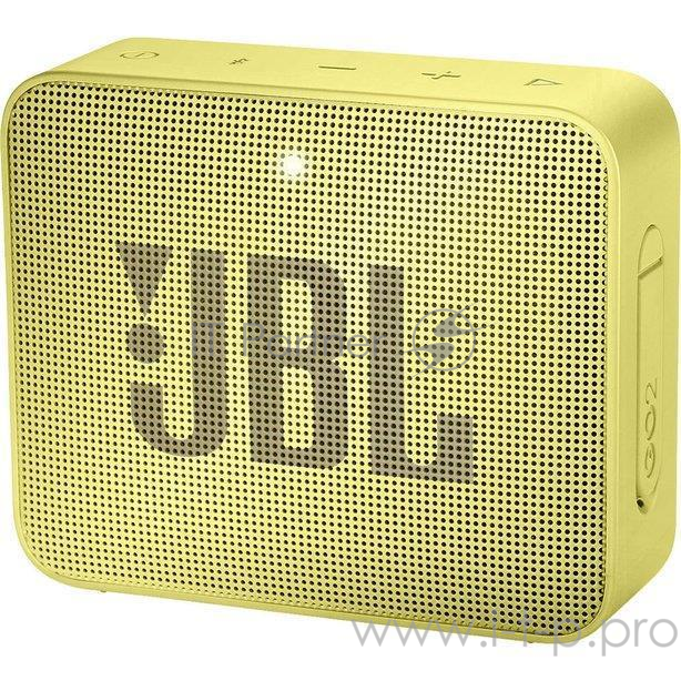 Колонка порт. JBL GO 2 желтый 3W 1.0 BT/3.5Jack 730mAh (JBLGO2YEL)
