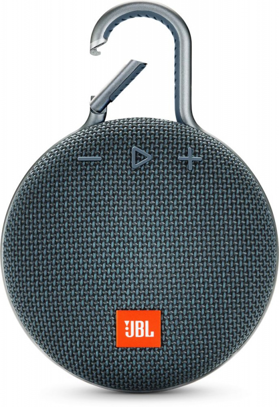 Колонка порт. JBL Clip 3 голубой 3.3W 1.0 BT 1000mAh (JBLCLIP3BLU)