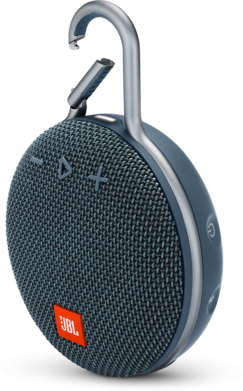 Колонка порт. JBL Clip 3 голубой 3.3W 1.0 BT 1000mAh (JBLCLIP3BLU)