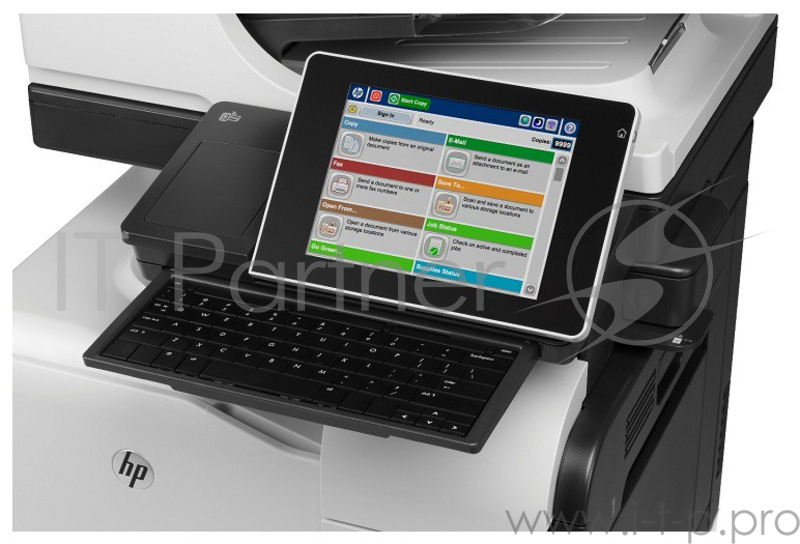 Цветное МФУ HP LaserJet Enterprise 700 color MFP M775f A3, лазерный, принтер + сканер + копир + факс, ЖК 8.0, бело-черный (USB2.0, LAN)