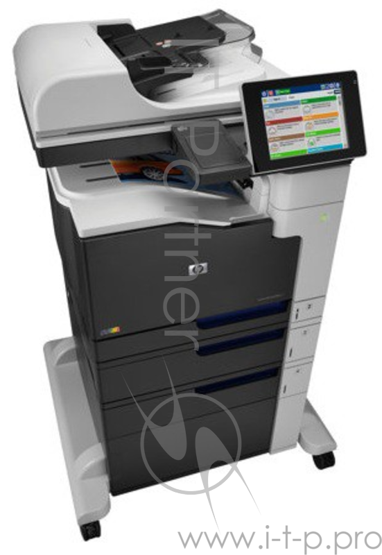 Цветное МФУ HP LaserJet Enterprise 700 color MFP M775f A3, лазерный, принтер + сканер + копир + факс, ЖК 8.0, бело-черный (USB2.0, LAN)