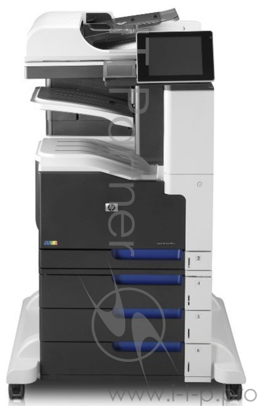 Цветное МФУ HP LaserJet Enterprise 700 color MFP M775f A3, лазерный, принтер + сканер + копир + факс, ЖК 8.0, бело-черный (USB2.0, LAN)