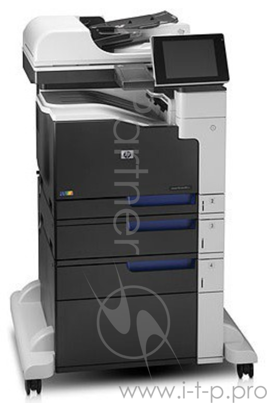 Цветное МФУ HP LaserJet Enterprise 700 color MFP M775f A3, лазерный, принтер + сканер + копир + факс, ЖК 8.0, бело-черный (USB2.0, LAN)