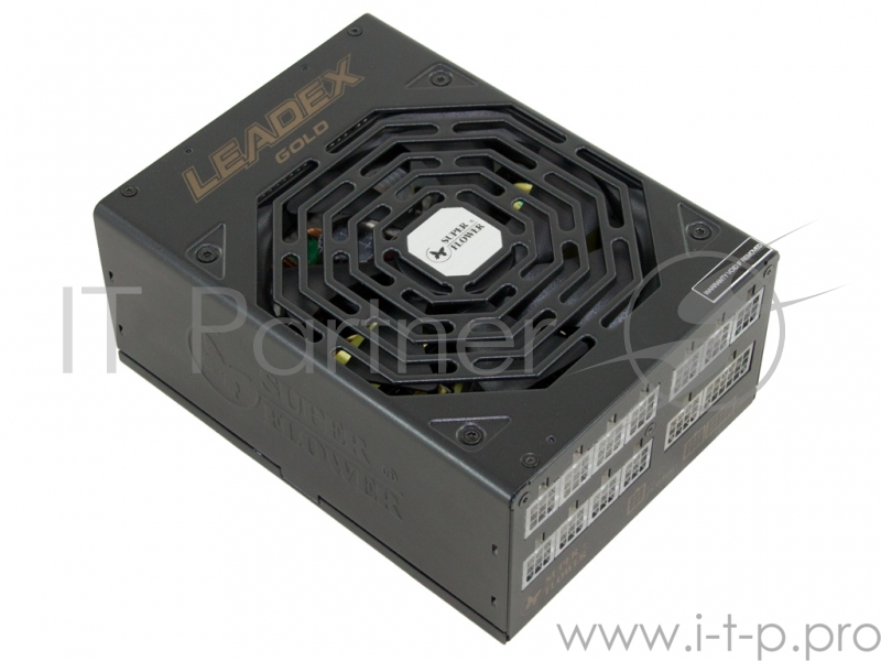 Блок питания 1300Вт Super Flower Leadex Gold SF-1300F14MG ATX12V V2.22 (20/24+4/8+6/8+8pin, вентилятор d140мм) + кабель питания EURO (1.4м)