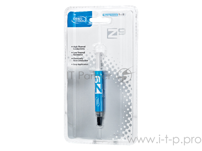 Термопаста DEEPCOOL Z9 3g (50шт/кор,Thermal Paste: TC5022) Blister Card