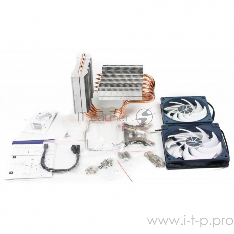 Устройство охлаждения(кулер) Titan FENRIR SIBERIA Soc-FM1/FM2/FM2+/AM2/AM2+/AM3/ 4-pin 8.3-28.8dB Al Ret